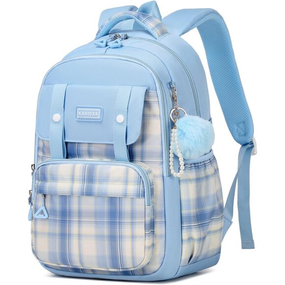Adorable Kawaii Girls Backpack – Cushioned Back Support & Multiple Pockets